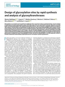nchembio.2018-Design of glycosylation sites by rapid synthesis and analysis of glycosyltransferases