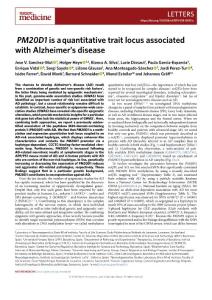 nm.2018-PM20D1 is a quantitative trait locus associated with Alzheimer’s disease