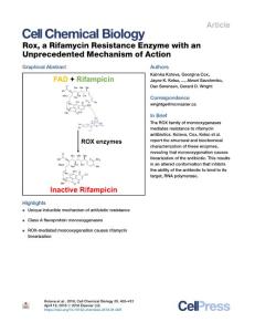 Rox--a-Rifamycin-Resistance-Enzyme-with-an-Unprecedente_2018_Cell-Chemical-B