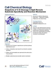 Snapshots-of-C-S-Cleavage-in-Egt2-Reveals-Substrate-Speci_2018_Cell-Chemical