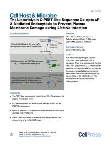 The-Listeriolysin-O-PEST-like-Sequence-Co-opts-AP-2-Mediated-E_2018_Cell-Hos