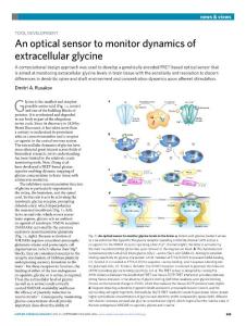 nchembio.2018-An optical sensor to monitor dynamics of extracellular glycine