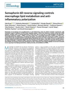 ni.2018-Semaphorin 6D reverse signaling controls macrophage lipid metabolism and anti-inflammatory polarization