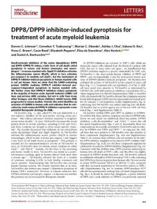 nm.2018-DPP8-DPP9 inhibitor-induced pyroptosis for treatment of acute myeloid leukemia