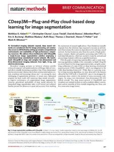 nmeth.2018-CDeep3M—Plug-and-Play cloud-based deep learning for image segmentation