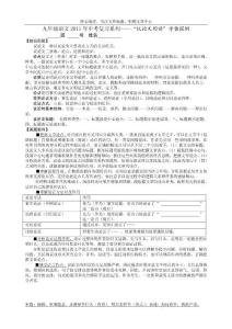 九年级语文2011年中考复习系列——“议论文阅读”学案提纲