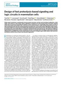 nchembio.2018-Design of fast proteolysis-based signaling and logic circuits in mammalian cells
