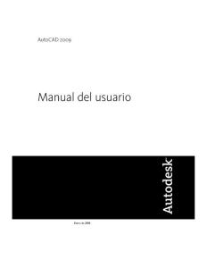 Autocad  Manual de Usuario Espaol