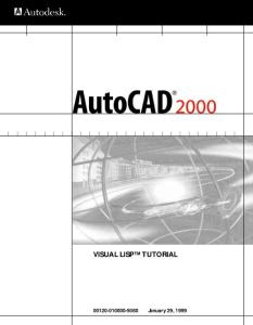 AutoCAD  Visual LISP Tutorial
