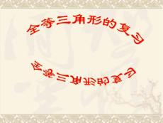 全等三角形的复习课(基础班）