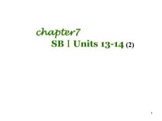 2012学海导航高中英语一轮总复习  Chapter 7 SBⅠUnits 13～14(2)