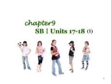 2012学海导航高中英语一轮总复习  Chapter 9 SBⅠUnits 17～18(1)