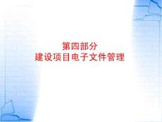 建设项目档案管理：第四部分建设项目电子文件管理