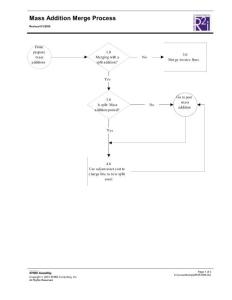 FA Mass Addition Merge Process