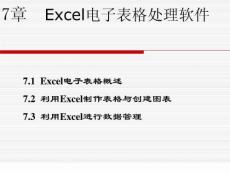 宏观调查：EXCEL电子表格处理软件