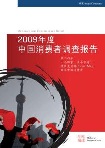 麦肯锡《2009年度中国消费者调查报告》第二部分