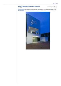 House in Groningen by Bahama Architects