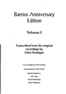 巴里奥斯古典吉他曲全集（vol05）