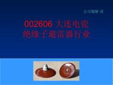 002606 大连电瓷 绝缘子避雷器行业