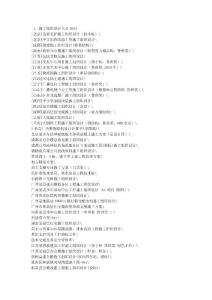 施工组织设计大全(2011版)目录