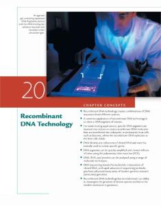Concepts of Genetics (10th Edition)_Chapter 20