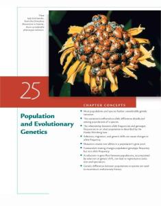 Concepts of Genetics (10th Edition)_Chapter 25