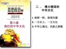 历史课件博大精深的中华文化