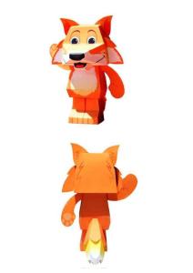 可爱纸模：火狐狸