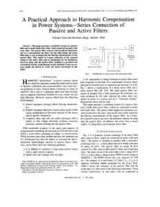 A practical approach to harmonic compensation in power systems - series connection of passive and active fillers