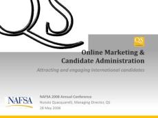 Online Marketing and Candidate Administration