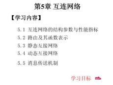 计算机系统结构第5章（互连网络）