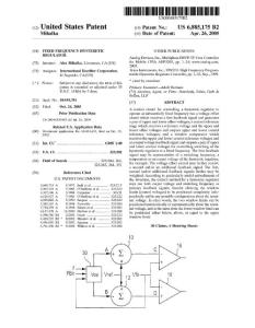 US6885175__Fixed Frequency Hysteretic Regulator