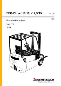 永恒力EFG-DH ac 10 10L 12 5 15电动叉车维修手册