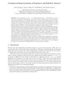 10.1.1.111.570 Compressed representations of sequences and full-text indexes (2007)