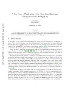 A Real Groups Construction of the Tame Local Langlands Correspondence for PGSp(4,F)