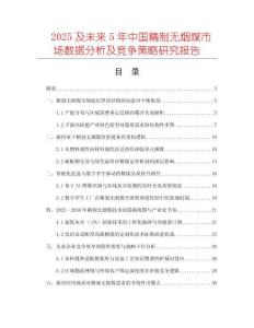 2025及未来5年中国精制无烟煤市场数据分析及竞争策略研究报告