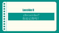 外教社2026快乐西班牙语2（A2）PPT课件Unidad 1 Lección 0