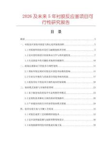 2026及未来5年衬胶反应釜项目可行性研究报告
