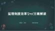 监理制度改革2+n方案解读