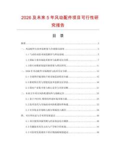 2026及未来5年风动配件项目可行性研究报告