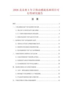 2026及未来5年立体动感流水画项目可行性研究报告