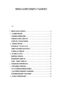 润滑油行业消费升级趋势与产品创新报告
