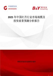 2025年中国红丹行业市场规模及投资前景预测分析报告