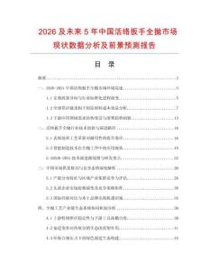 2026及未来5年中国活络扳手全抛市场现状数据分析及前景预测报告.docx