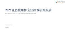 2026合肥独角兽企业画像研究报告
