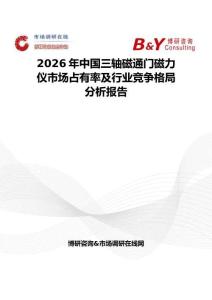 2026年中国三轴磁通门磁力仪市场占有率及行业竞争格局分析报告