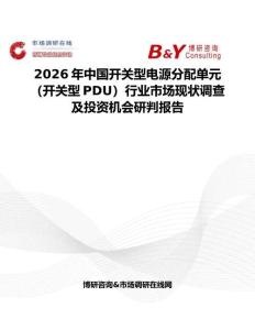 2026年中国开关型电源分配单元（开关型PDU）行业市场现状调查及投资机会研判报告