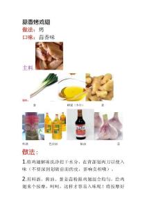 (私家菜)美味蒜香烤鸡翅