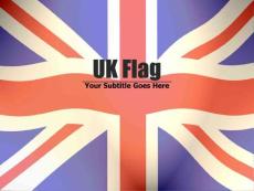 精品PPT模板－英国国旗