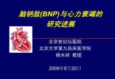 脑钠肽(bnp)与心力衰竭的研究进展-教学课件，幻灯，PPT